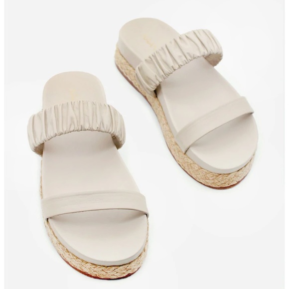 Kaanas Shoes - Like-New KAANAS Leather & Jute Boho style summer sandals. Size 6.5